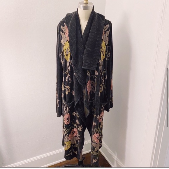 Johnny Was Kamalah wrap cardigan embroidered - Picture 6 of 10